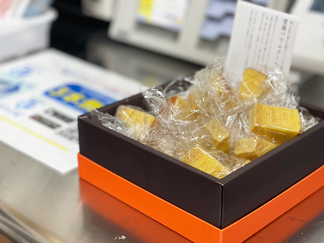 お土産のバームクーヘン